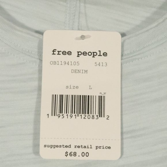 NWT Free People X Revolve Natasha Top in Denim - Picture 13 of 14